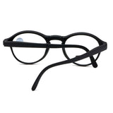 Fashion Design Blue Light Blocking Reading Glasses Men Women Folding Round Frame  Presbyopic Eyeglasses with Case  +1.0~4.0
