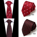 Brand Ties for Men Floral Cotton  Wedding Black Tie 7cm Gravatas Corbatas Fashion Casual Printed Tie Necktie Cravate