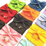 HUISHI Gold Bow Tie Set Butterfly Tie For Men Cufflinks Bowtie Set Green Pocket Square Cufflink Collars Shirt Man Brand Kerchief