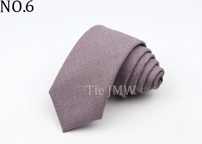 Fashion Neckties Classic Men's Slik Polyester Solid Color Tie For Business Party Wedding Suit Shirt Skinny Neck Ties Accessory