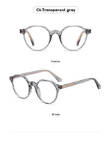 2022 Trending Blue Light Blocking Men's Retro Glasses TR90 Anti Radiation Eyeglasses Women Round Transparent Fashion Eyewear