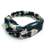 Korean Style Summer Lovely Hairband Women Hair Accessories Turban Twist Cross Headwrap Girl Floral Elastic Knotted Headwear