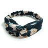 Korean Style Summer Lovely Hairband Women Hair Accessories Turban Twist Cross Headwrap Girl Floral Elastic Knotted Headwear