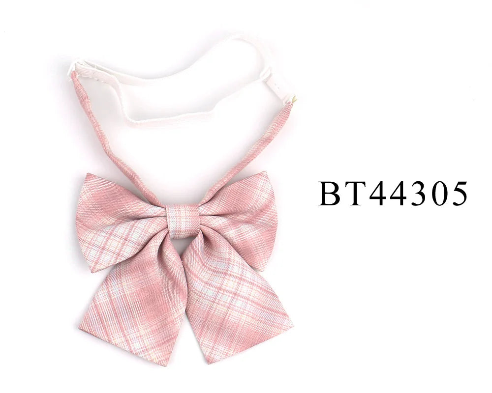 Ladies Plaid Bowtie Casual Bow tie For Women Uniform Collar Butterf Bowknot Adult Check Bow Ties Cravats Cotton Girls Bowties