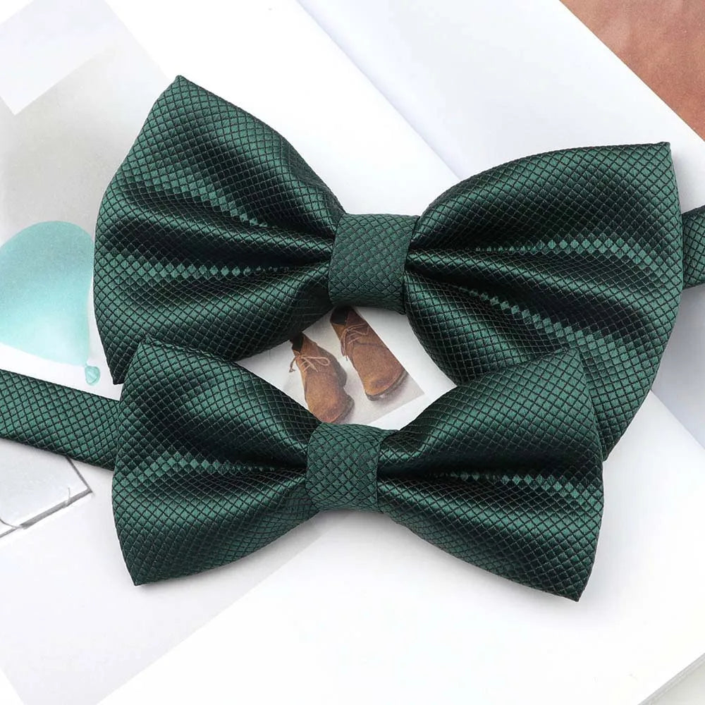 Solid Colorful Parent-Child Bowtie Set Classic Cute Family Butterfly Party Dinner Wedding Design Cute bow tie Accessory NO.1-15