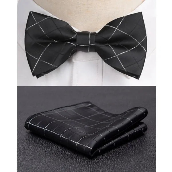 Men Bowtie Cravat Set Fashion Butterfly Party Wedding Ties Girls Business Jacquard Bow Tie Men Bowknot Wholesale Accessories