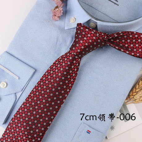 Corbata Hombre corbata 7cm Ties For Men Luxury Blue Stripes Necktie Business Corbatas Para Hombre Mariage Gift Shirt Accessories