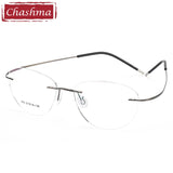Titanium Prescription Glasses Ultra Light Eyewear Optical Glasses Frame for Male and Female Clear Lenses