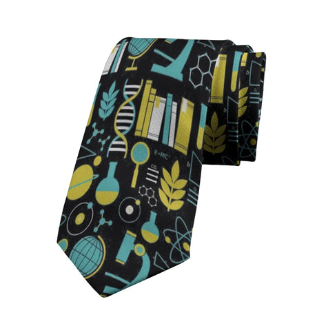 Scientific Symbol 8cm Necktie For Men Unisex Creative Math Formula Casual Polyester Men Necktie Party Wedding Accessories Tie