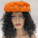 Latest Exaggerated Satin Twist Braids Headband Handmade African Headtie Nigerian Wedding Gele Women Turbans Ladies Head Wraps