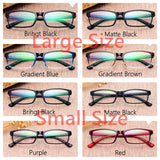 Men's And Women's Finished Myopia Glasses TR90 Frames And Aspherical Anti Blue Ray Photochromic Lenses SPH 0~-6.00 CYL 0~-2.00