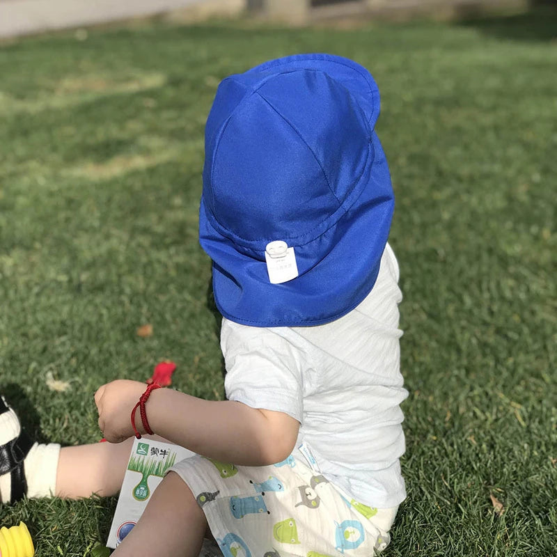 Summer Baby Sun Hat for Girls Boys Outdoor Travel Beach Quick-Dry Hats UV Protection Bucket Caps Adjustable Breathable Mesh Cap