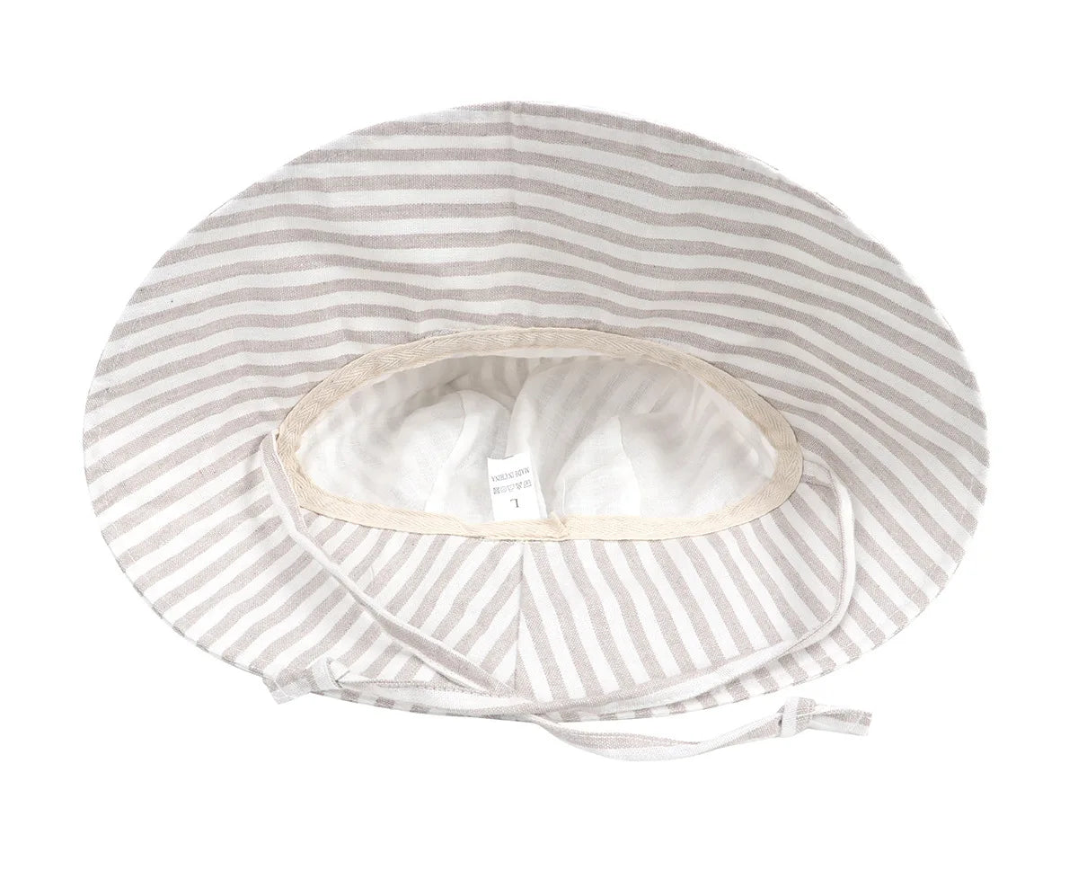 Big Brim Baby Sun Hat Summer Spring Kids Bucket Hat for Girls Boys Cotton Linen Children Cap Beach Travel Kids Hats Caps 2M-4Y