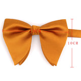 New Solid Bow Tie For Men New Wedding Bowtie Adjustable Oversize Bow tie For Wedding Groom Big Bow ties Butterfly Men's Gifts