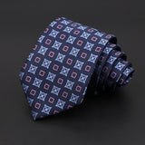 Classic Silk Men Tie Plaid Stripe Floral Ties Formal Wear Business Suit Jacquard Necktie Wedding Party Gift Daily Accessories