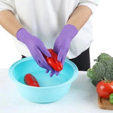 20/50PCS Disposable Nitrile Gloves Purple Powder-Free Rubber Hand Work Gloves for Mechanic Kitchen Beauty Household Cleaning
