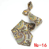 Original 9cm Natural Silk Tie Handmade Fashion Men Neck Tie Multicolor Men Digital Print Neckties For Party Paisley Plaid Cravat