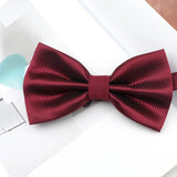 Solid Colorful Parent-Child Bowtie Set Classic Cute Family Butterfly Party Dinner Wedding Design Cute bow tie Accessory NO.1-15