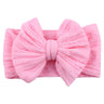 Solid Cable Bow Baby Headband for Child Nylon Layers Headwear Kids Elastic Turban Headwraps Newborn Boys Girls Hair Accessories