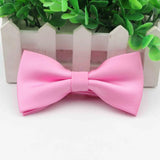 Classical Solid Fashion Bowties Groom Men Colorful Striped Cravat Grid Male Marriage Butterfly Wedding Bow Ties