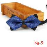 Men Ties Fashion Butterfly Party Wedding Bow Tie for Boys Girls Plaid Check Red Black Bowknot Wholesale Accessories Bowtie