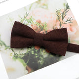 Mens Super Soft Downy Suede Parent-Child Bowtie Set Macarons Solid Color Classic Design Cute Butterfly Red Green Blue Pink Tie