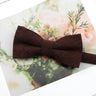 Mens Super Soft Downy Suede Parent-Child Bowtie Set Macarons Solid Color Classic Design Cute Butterfly Red Green Blue Pink Tie