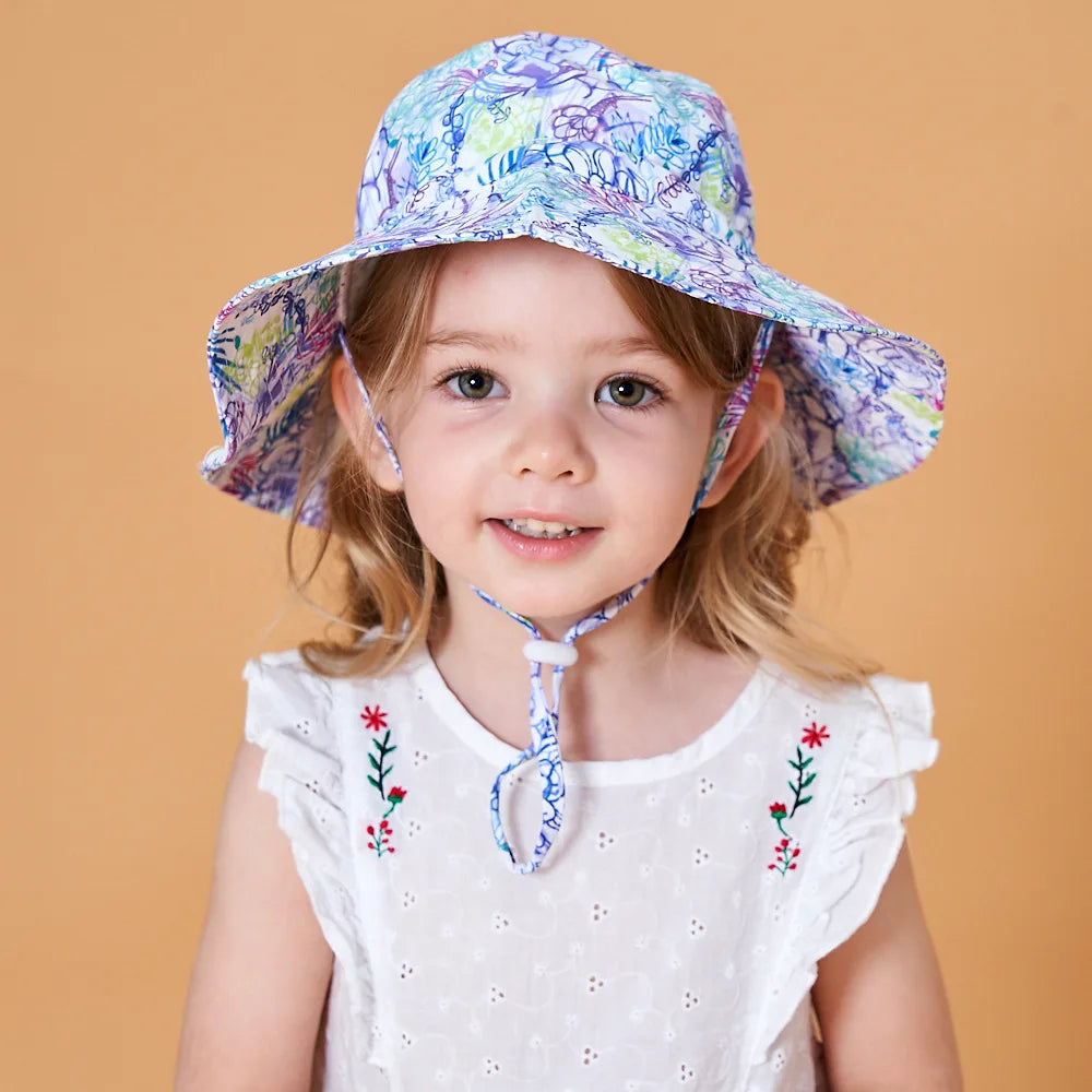 Summer Baby Sun Hat Baby Sun Hat for Girls and Boys Outdoor Anti UV Kids Beach Caps Bucket Cap