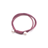 High Elastic Heart Pearl Round Shape Rubber Bands For Women Hair Band Kids Children Sweet Candy Color Hairbands Hair Accessories