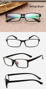 Men's And Women's Finished Myopia Glasses TR90 Frames And Aspherical Anti Blue Ray Photochromic Lenses SPH 0~-6.00 CYL 0~-2.00