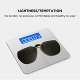 Oversized Polarized Clip-on Sunglasses Men Frameless Filter UV400 Protection Polygon Eyewear Clip Lens Sun Glasses