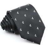 New Men's Formal Tie Striped Blue Gray Necktie 8cm Wide Tie Gift For Man Office Wedding Party Cravat Man Accessories Daily Wear