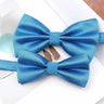 Solid Colorful Parent-Child Bowtie Set Classic Cute Family Butterfly Party Dinner Wedding Design Cute bow tie Accessory NO.1-15
