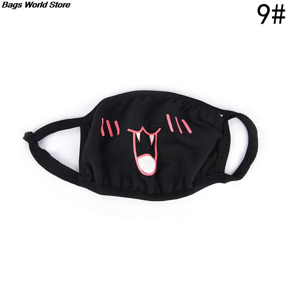 1pc Mouth Face Mask Unisex Cotton Dustproof Mouth Face Mask Anime Cartoon Bear Women Men Muffle Face Mouth Party Masks