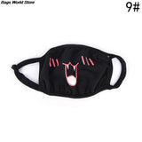 1pc Mouth Face Mask Unisex Cotton Dustproof Mouth Face Mask Anime Cartoon Bear Women Men Muffle Face Mouth Party Masks