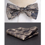 Men Bowtie Cravat Set Fashion Butterfly Party Wedding Ties Girls Business Jacquard Bow Tie Men Bowknot Wholesale Accessories