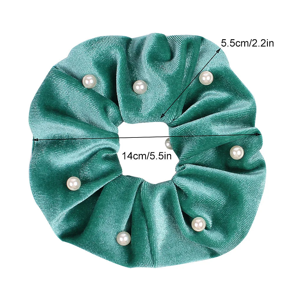 Velvet Scrunchie Women Girls Elastic Hair Rubber Bands Accessories Gum For Women Tie Hair Ring Rope Ponytail Holder Headdress