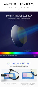 Blue Light Blocking Glasses Frame for Optical Prescription Eyeglasses Frame New Arrival Full Rim Plastic UV400 Anti-scratch