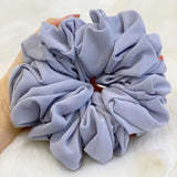 Elastics Chiffon Hair Band Solid Color Big Circle Scrunchies for Women Girl Ponytail Holder Hair Rope Hairband Hair Accessoires