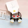 2pcs New Cute Cartoon Christmas Elk Elastic Hair Bands Rubber Hair Rope Tie Girls Hair Scrunchie Ponytail Holder Gum Accessories