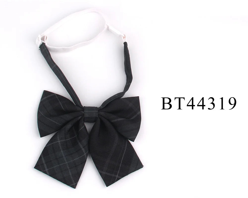 Ladies Plaid Bowtie Casual Bow tie For Women Uniform Collar Butterf Bowknot Adult Check Bow Ties Cravats Cotton Girls Bowties