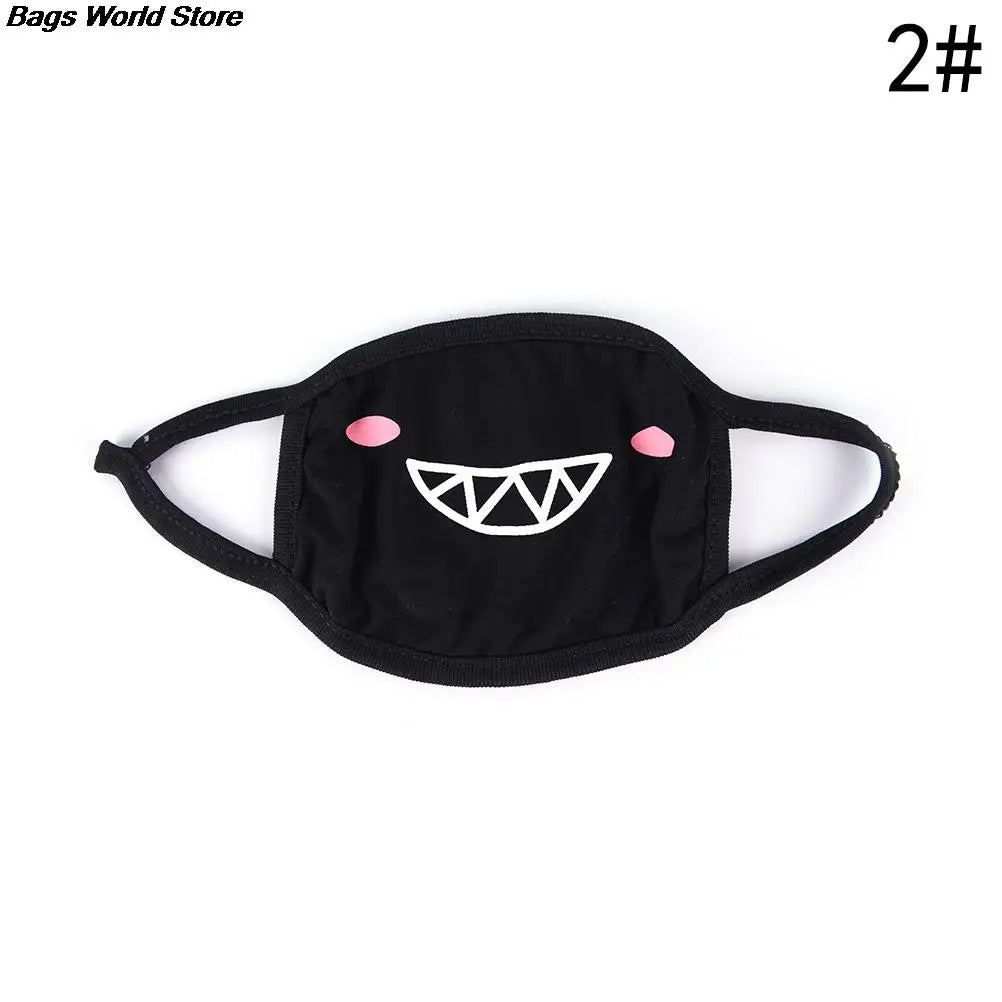 1pc Mouth Face Mask Unisex Cotton Dustproof Mouth Face Mask Anime Cartoon Bear Women Men Muffle Face Mouth Party Masks