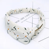 2020 Fashion Bohemian Headband Print Hairbands For Women Girls Vintage Cross Knot Turban Bandanas Headwear Hair Accessories