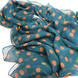 Speelk Brand New Polka Dot Georgette Silk Scarf Women Fashion Dots Scarves And Wraps Female Long Outdoor Shawls Wholesale