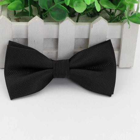 Classical Solid Fashion Bowties Groom Men Colorful Striped Cravat Grid Male Marriage Butterfly Wedding Bow Ties