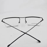 Men's business glasses frame half frame Square frame ultra light comfortable titanium alloy optical prescription Eyeglasses