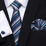 Newest style Green Tie For Men Holiday Present Tie Pocket Squares Set Necktie  Striped Wedding Accessories Man