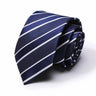 48Colors Classic 7.5cm Tie for Men Silk Tie Luxury Striped Slim Ties for Men Suit Cravat Wedding Party  Gravatas