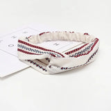 2020 Fashion Bohemian Headband Print Hairbands For Women Girls Vintage Cross Knot Turban Bandanas Headwear Hair Accessories