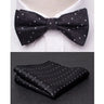 Men Bowtie Cravat Set Fashion Butterfly Party Wedding Ties Girls Business Jacquard Bow Tie Men Bowknot Wholesale Accessories